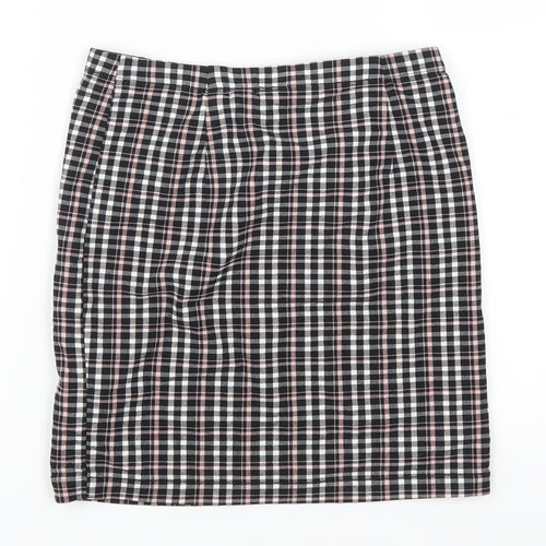New Look Girls Pink Check  Straight & Pencil Skirt Size 12 Years