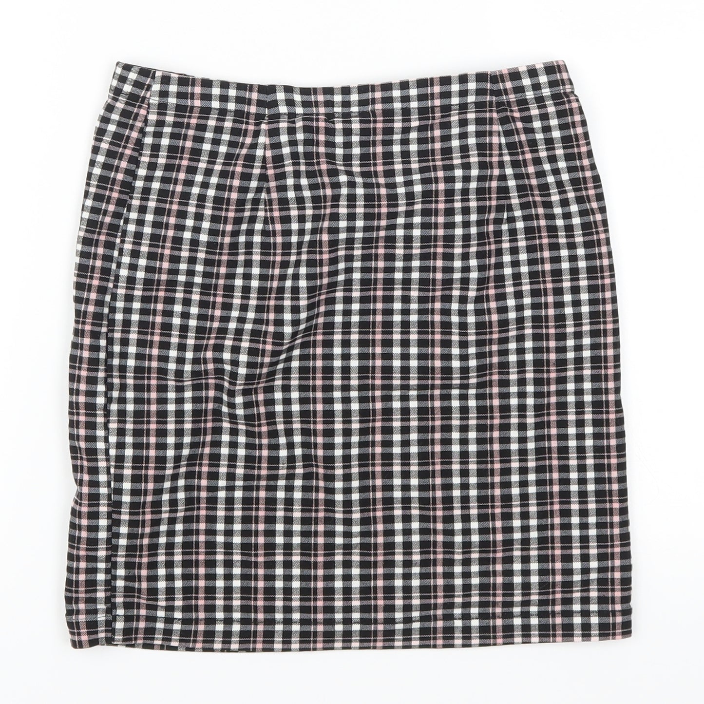 New Look Girls Pink Check  Straight & Pencil Skirt Size 12 Years