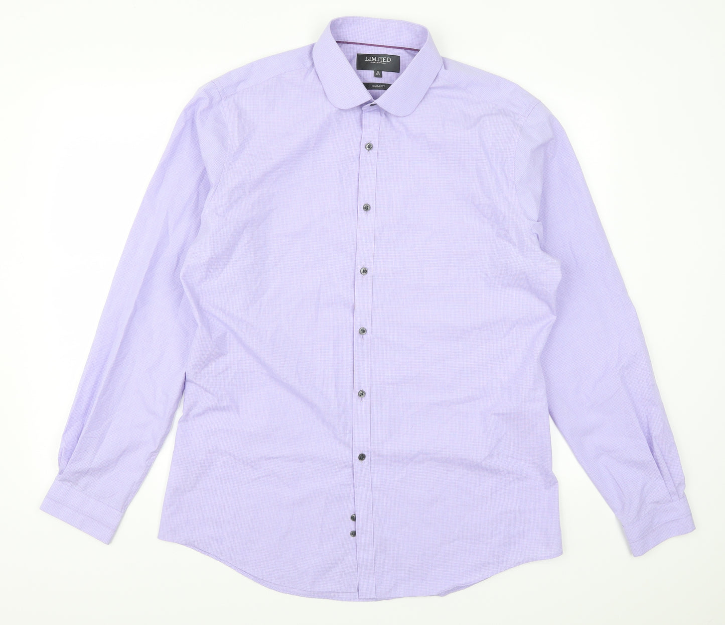 Marks and Spencer Mens Purple    Dress Shirt Size 16.5