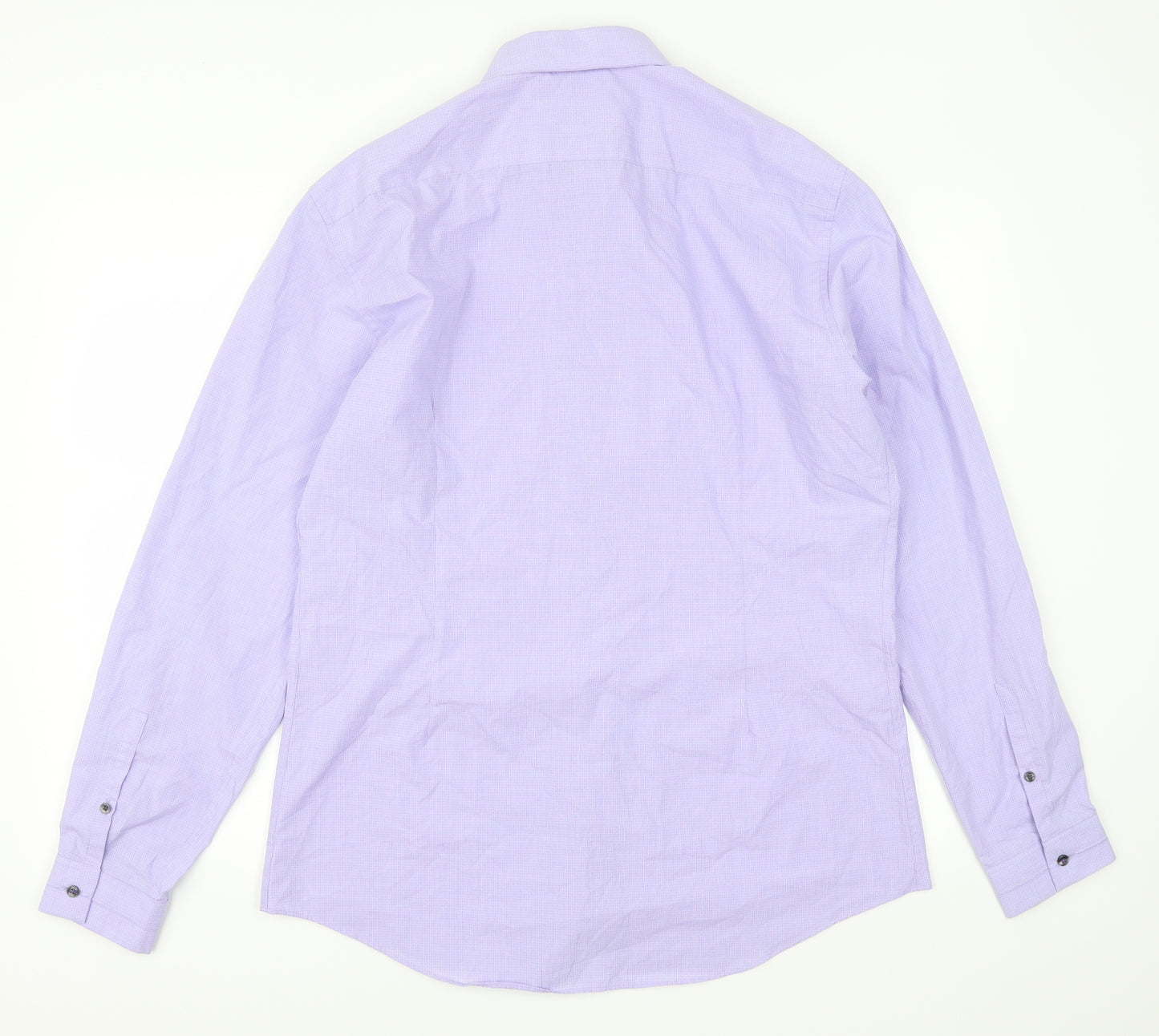 Marks and Spencer Mens Purple    Dress Shirt Size 16.5
