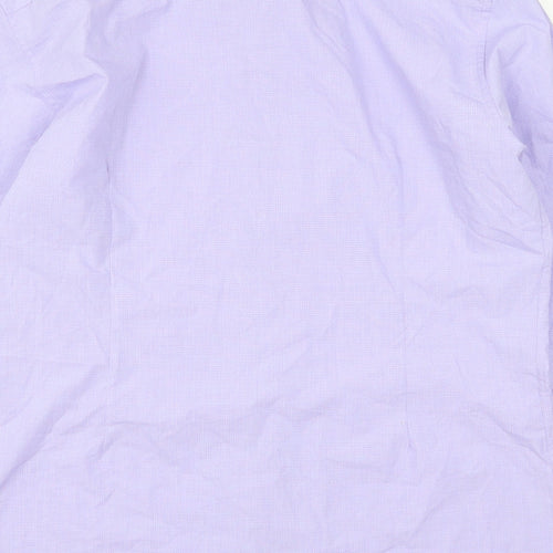 Marks and Spencer Mens Purple    Dress Shirt Size 16.5