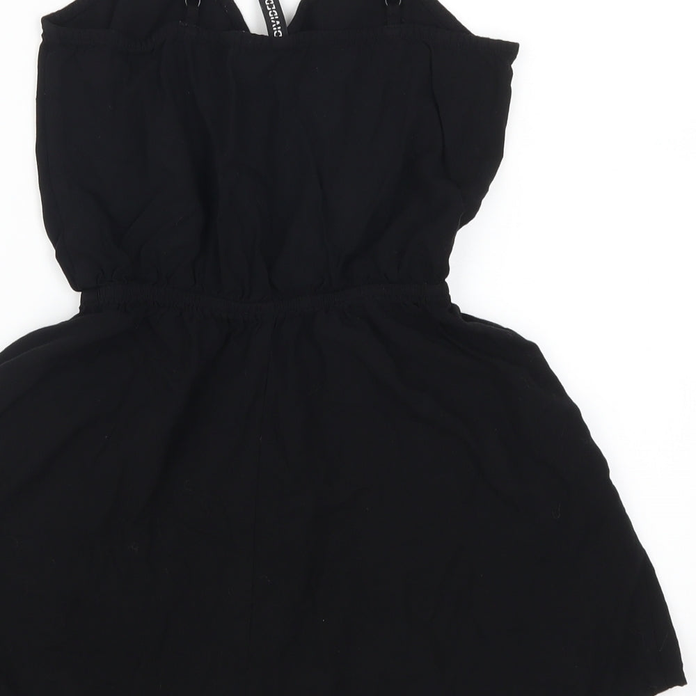 H&M Womens Black   Playsuit One-Piece Size 6