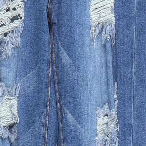 Preworn Womens Blue  Denim Skinny Jeans Size 32 in L29 in