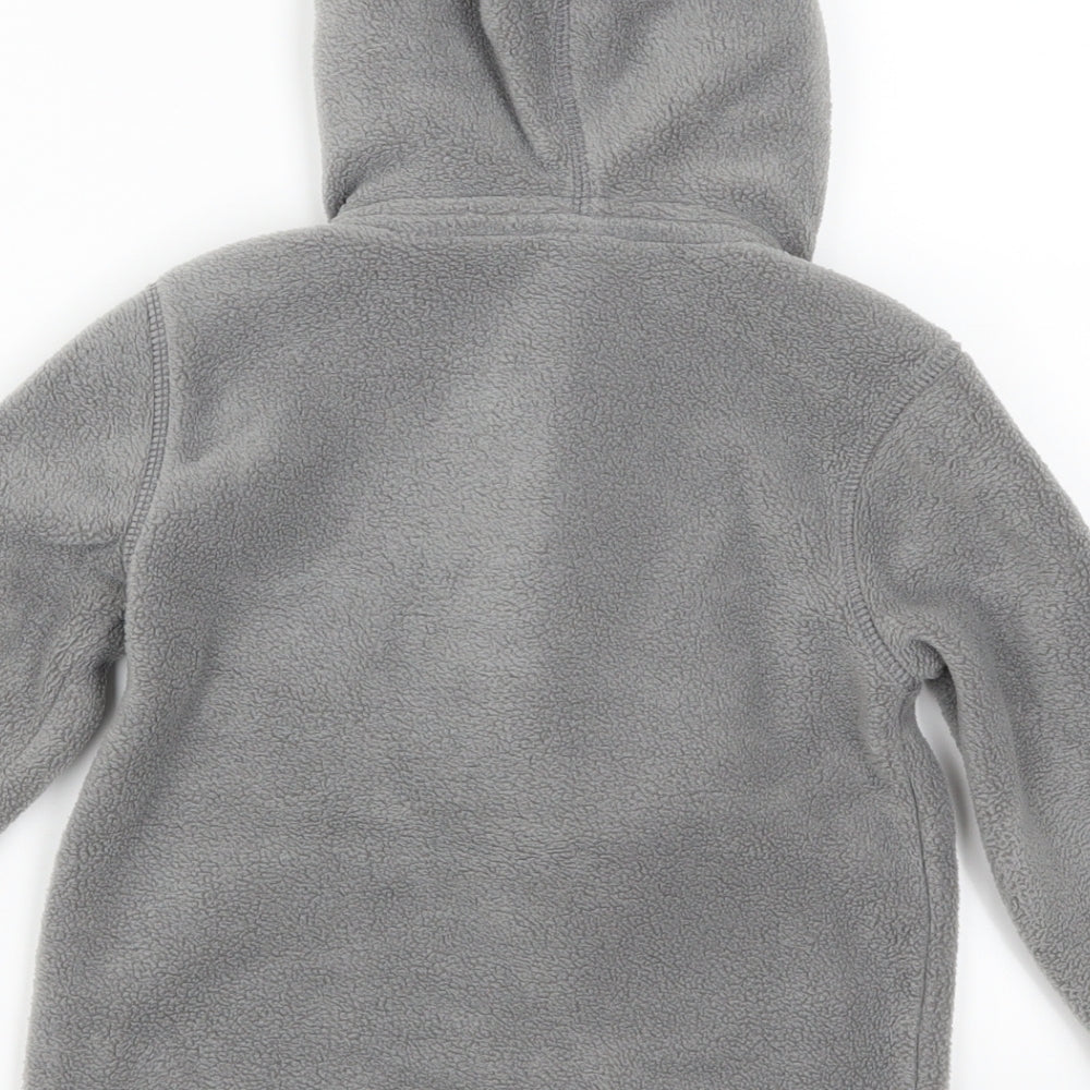 NEXT Boys Grey  Fleece Pullover Hoodie Size 3 Years