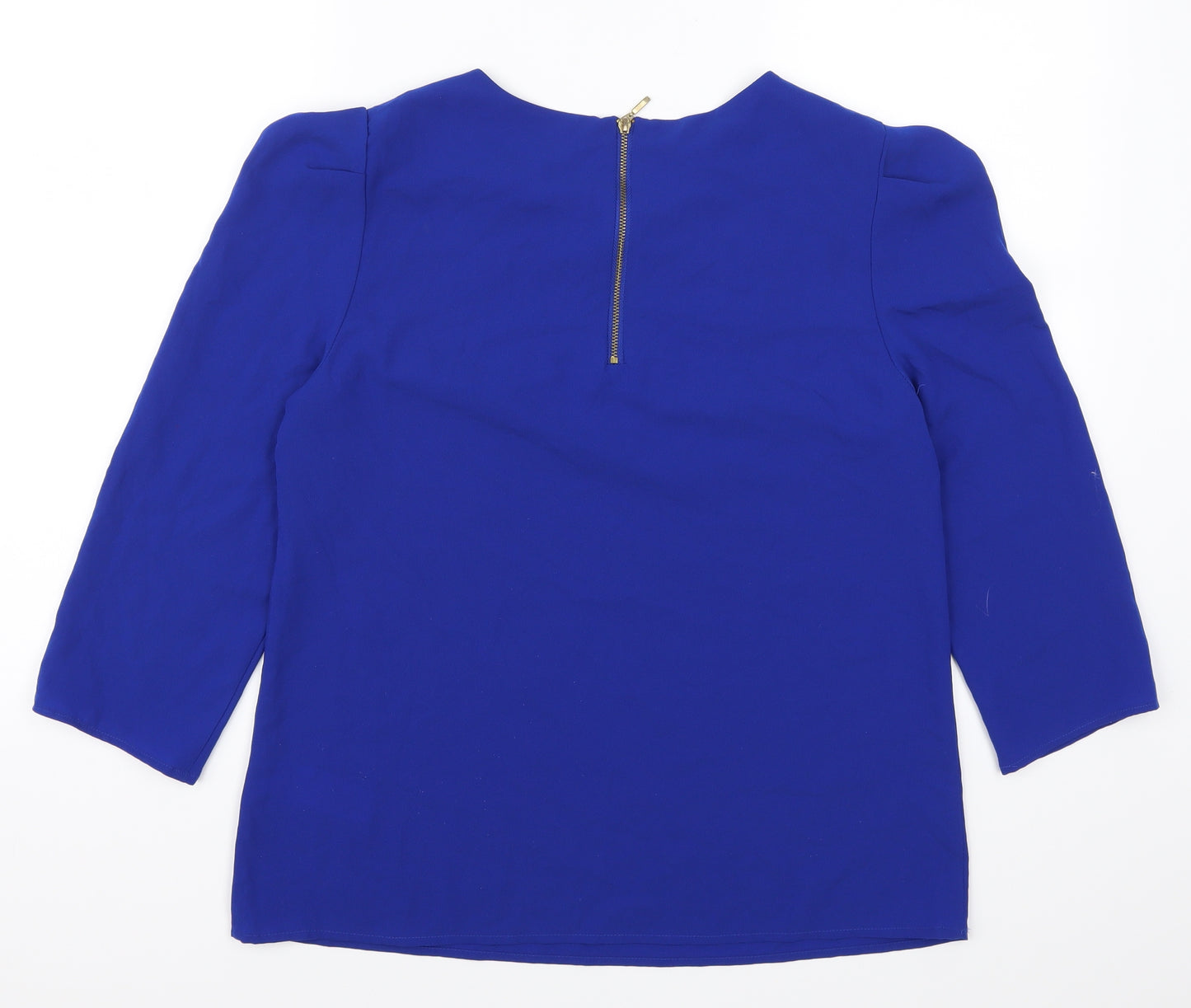 Oasis Womens Blue   Basic Blouse Size 12