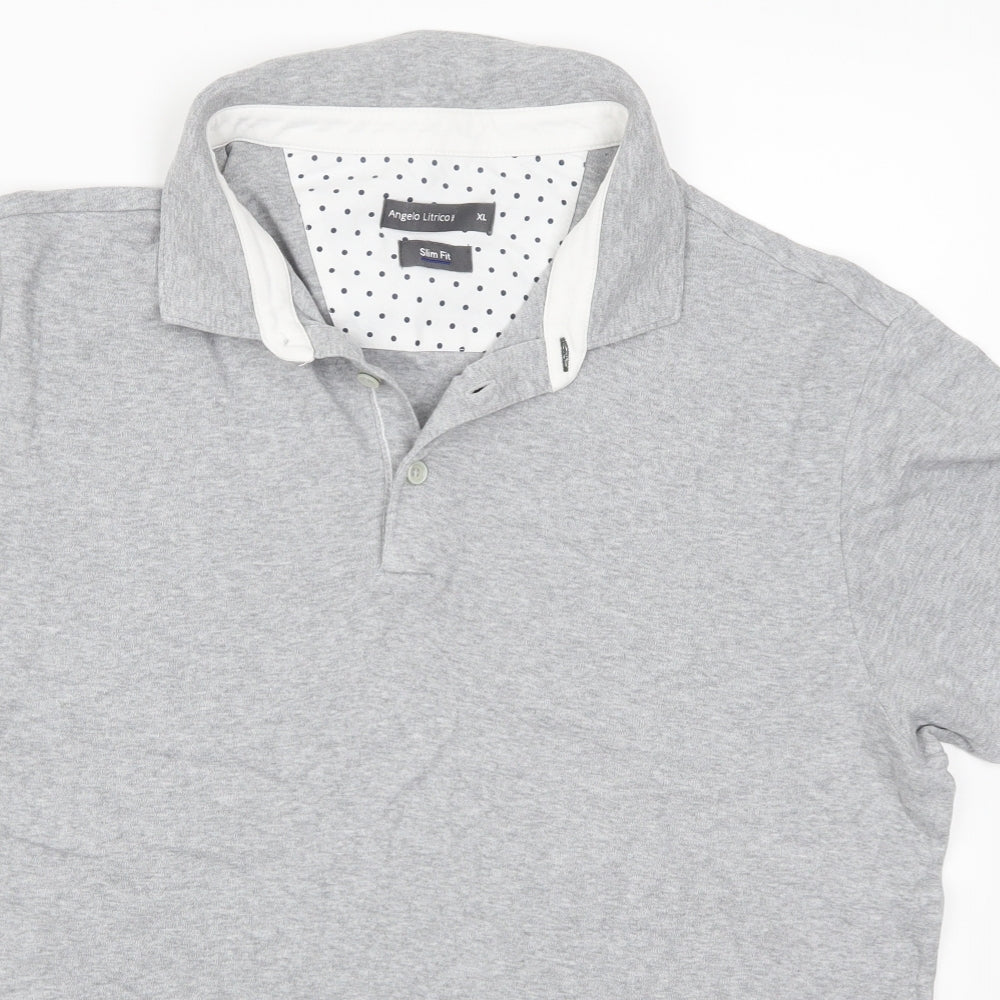 Angelo Litrico Mens Grey    Polo Size XL