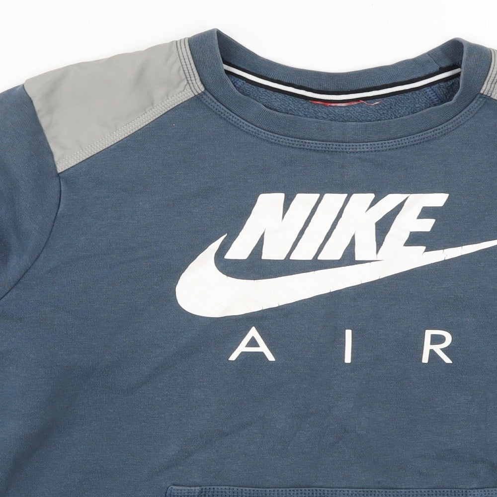 Nike Air Boys Blue   Pullover Sweatshirt Size XL