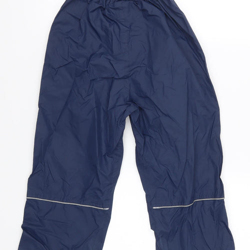 Regatta Boys Blue   Rain Trousers Trousers Size 5-6 Years