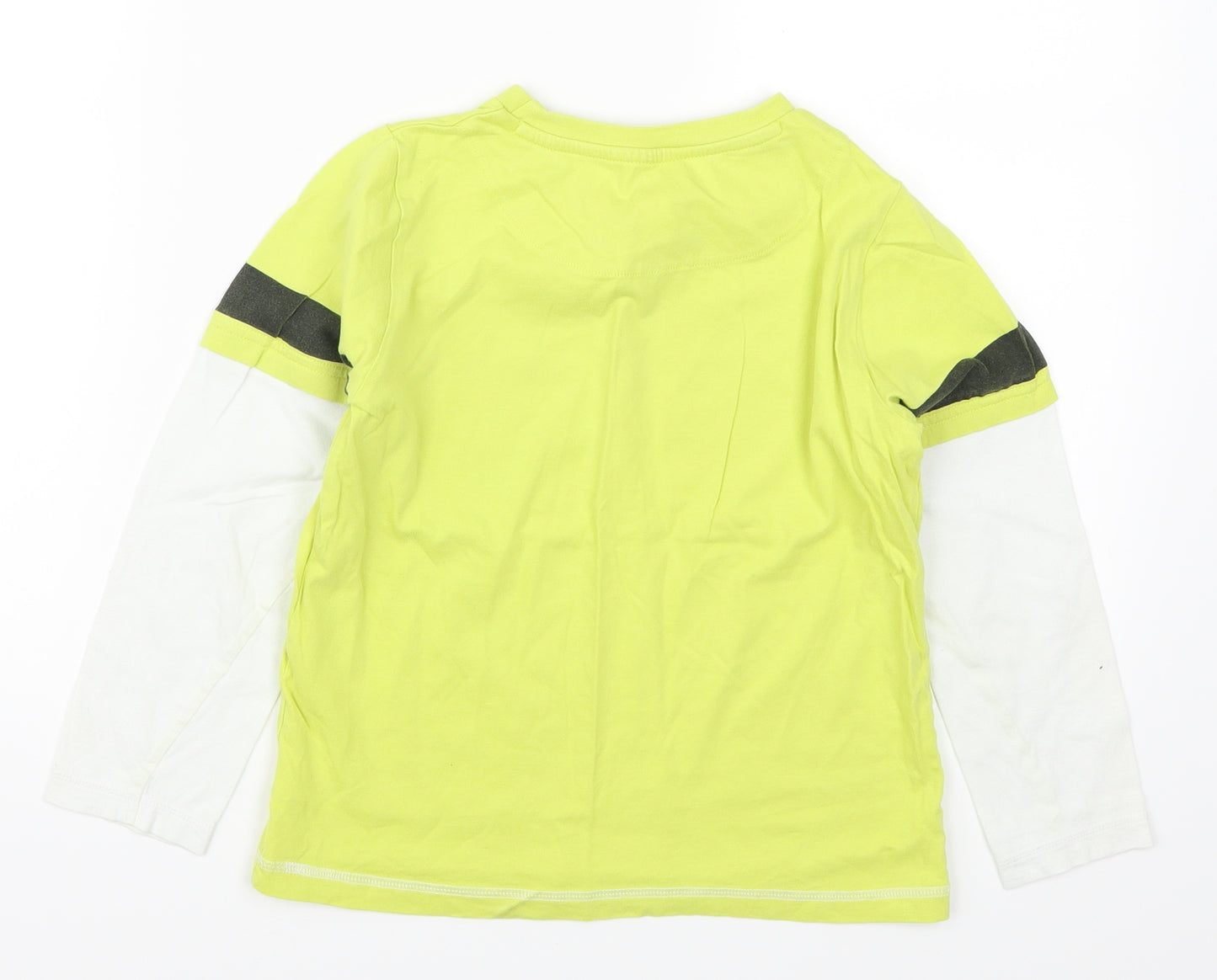 Very Boys Yellow Solid   Pyjama Top Size 7 Years  - Youth