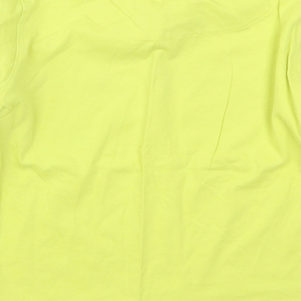 Very Boys Yellow Solid   Pyjama Top Size 7 Years  - Youth