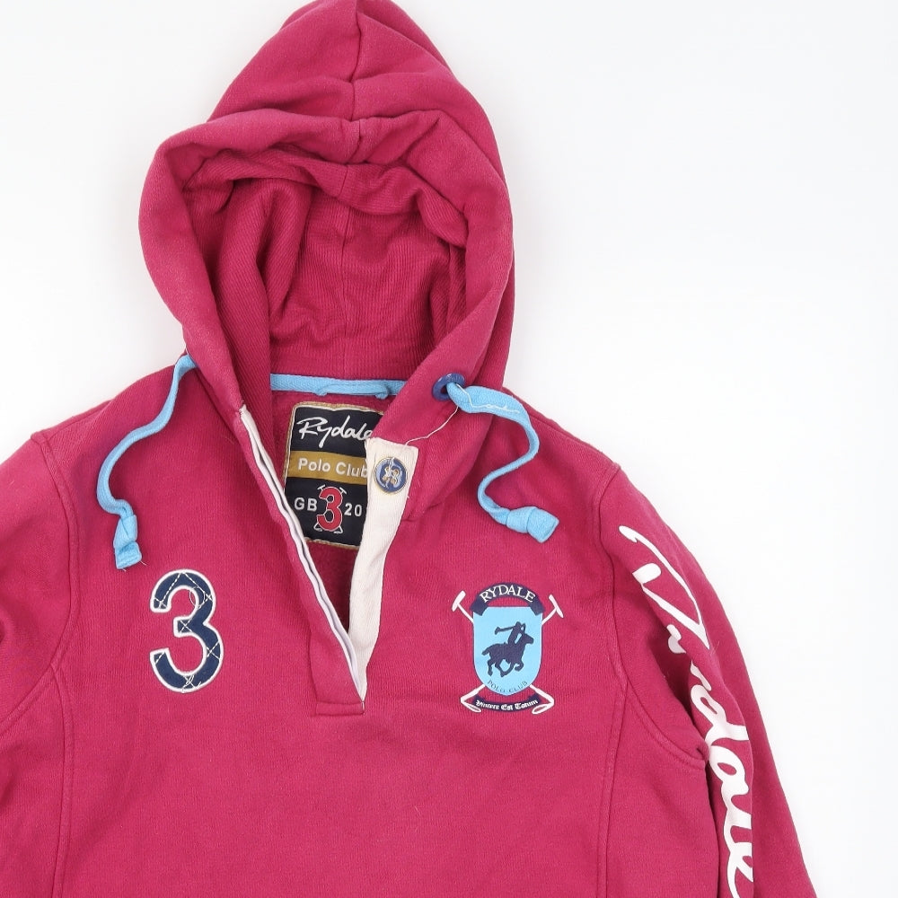 Rydale Womens Pink   Pullover Hoodie Size M