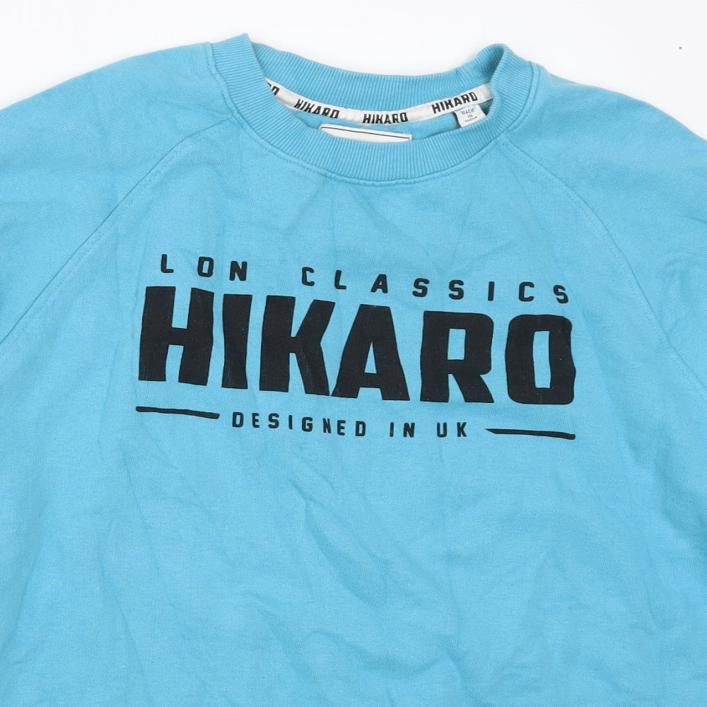 Hikaro Mens Blue   Pullover Sweatshirt Size XL