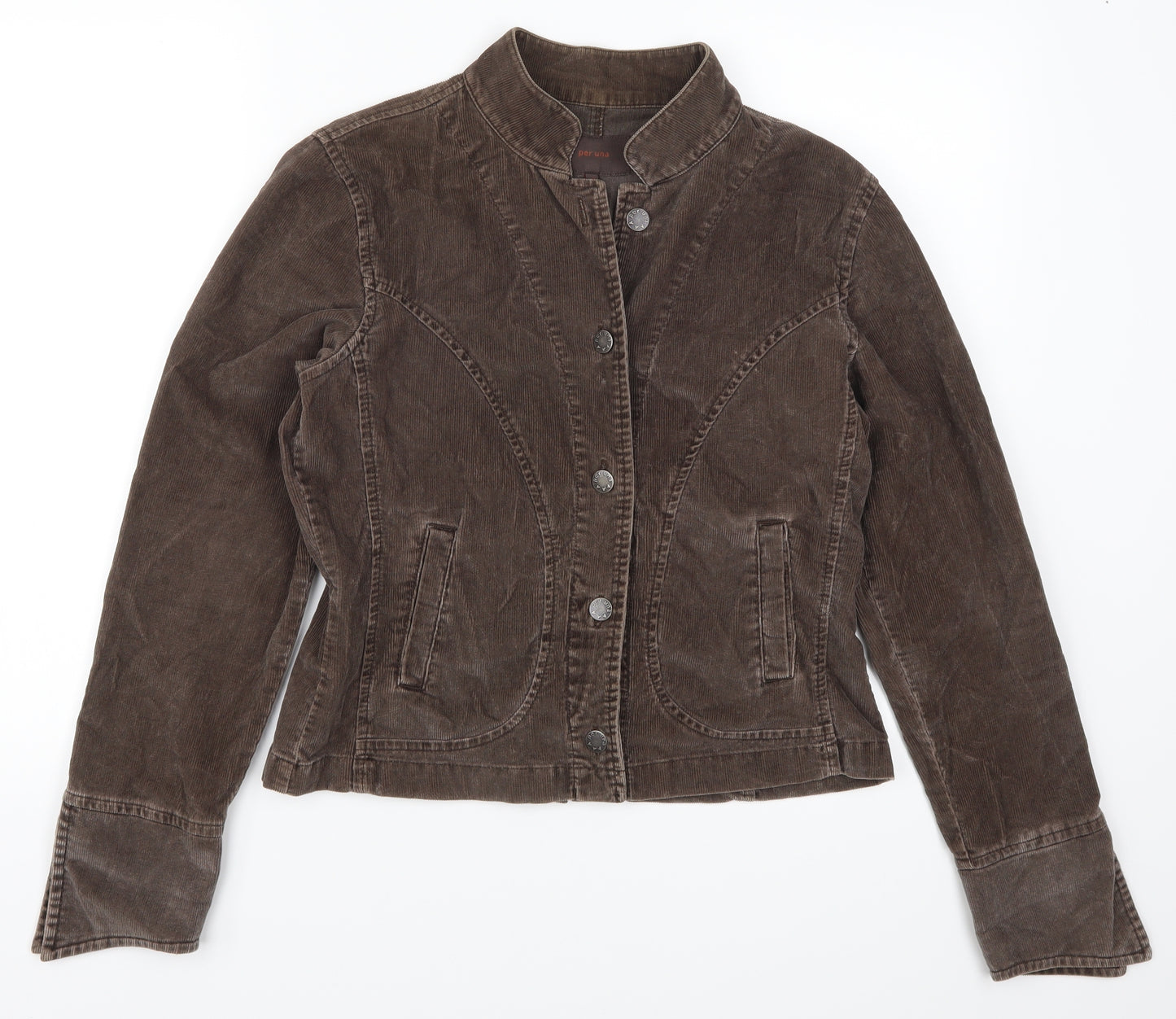 Per Una Womens Brown  Corduroy Jacket  Size 12