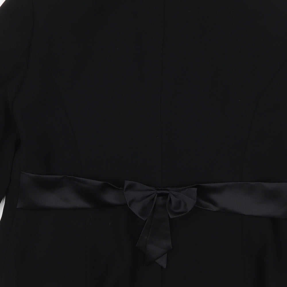 Per Una Womens Black   Jacket Suit Jacket Size 14  - Bow