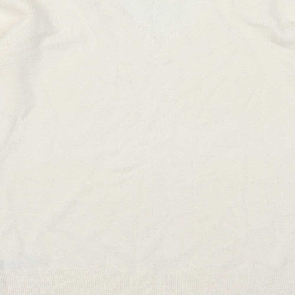 BHS Womens White   Pullover Jumper Size 12  - Cream