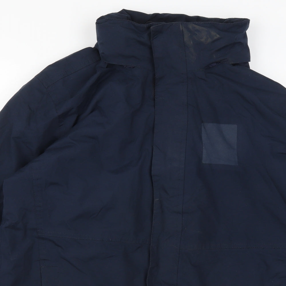 Regatta Mens Blue   Overcoat Coat Size M