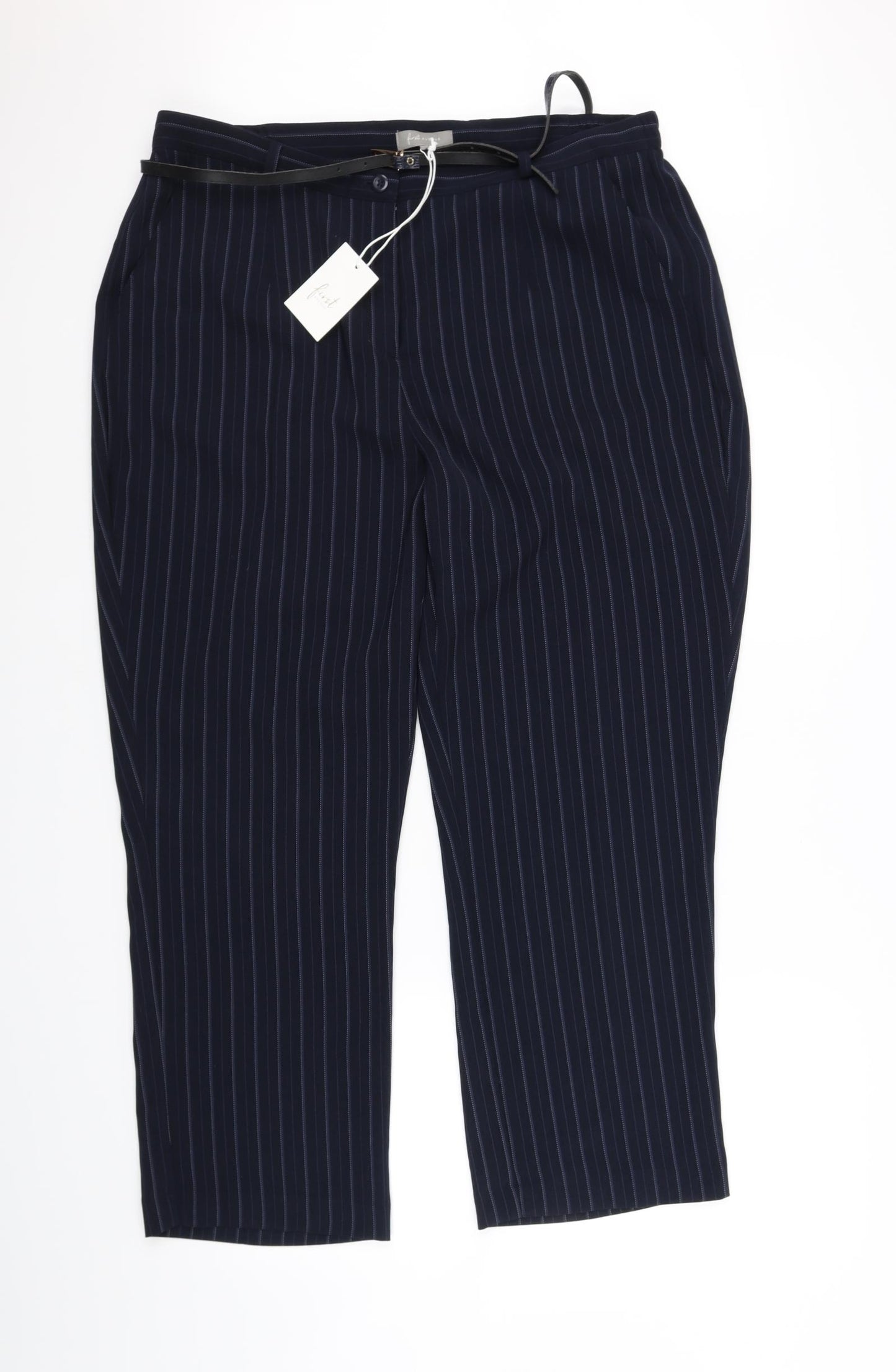 First Avenue Womens Blue   Trousers  Size 16 L30 in