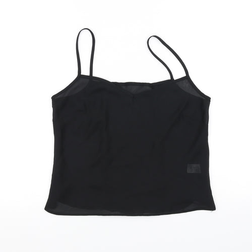 Preworn Womens Black   Basic Tank Size 14