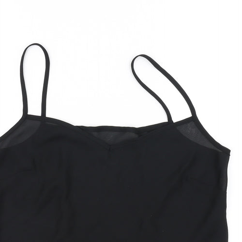 Preworn Womens Black   Basic Tank Size 14