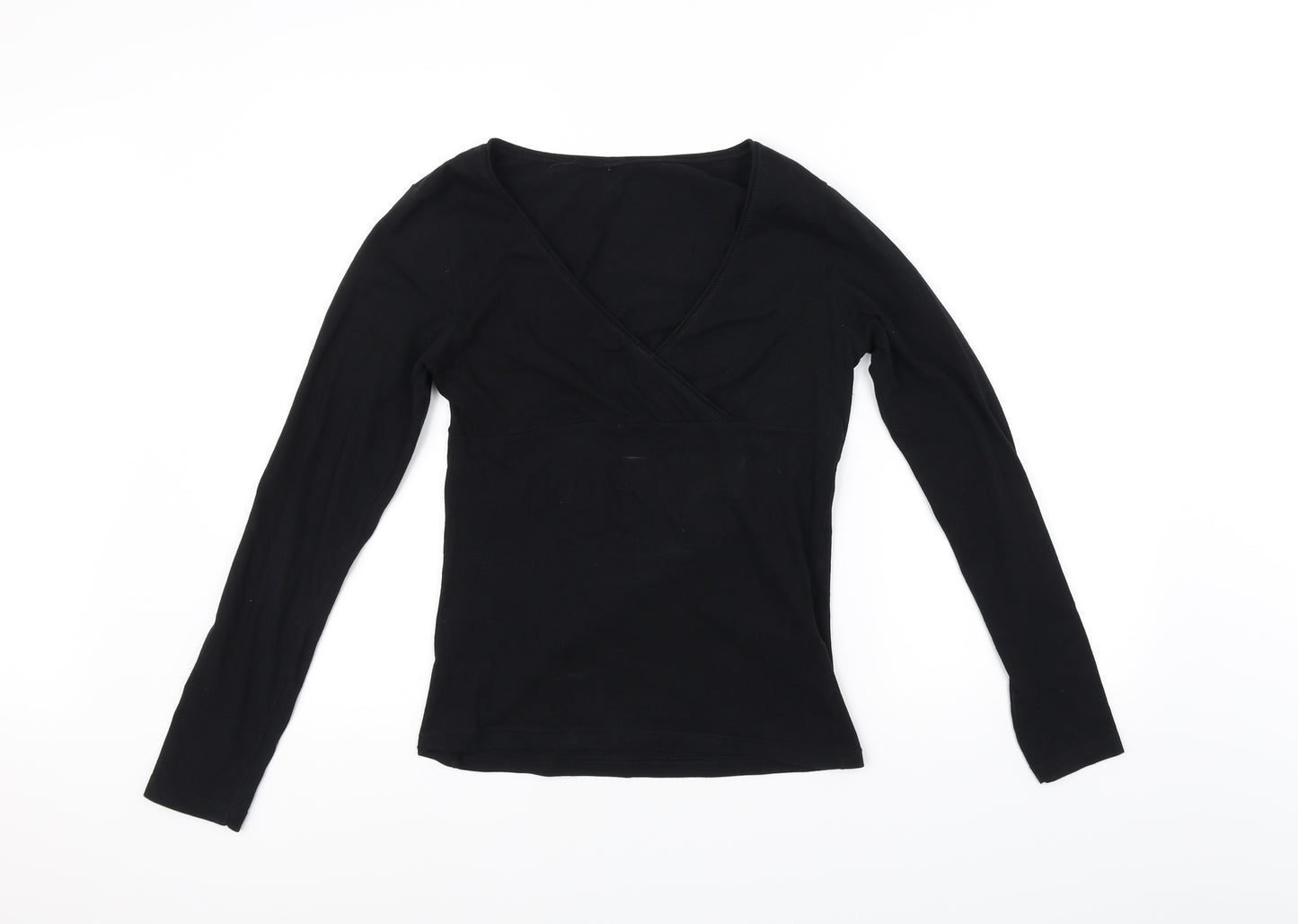 Amisu Womens Black   Basic T-Shirt Size M