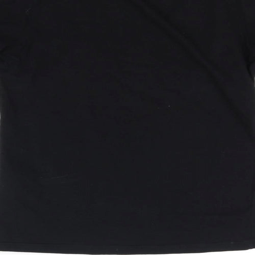 Amisu Womens Black   Basic T-Shirt Size M