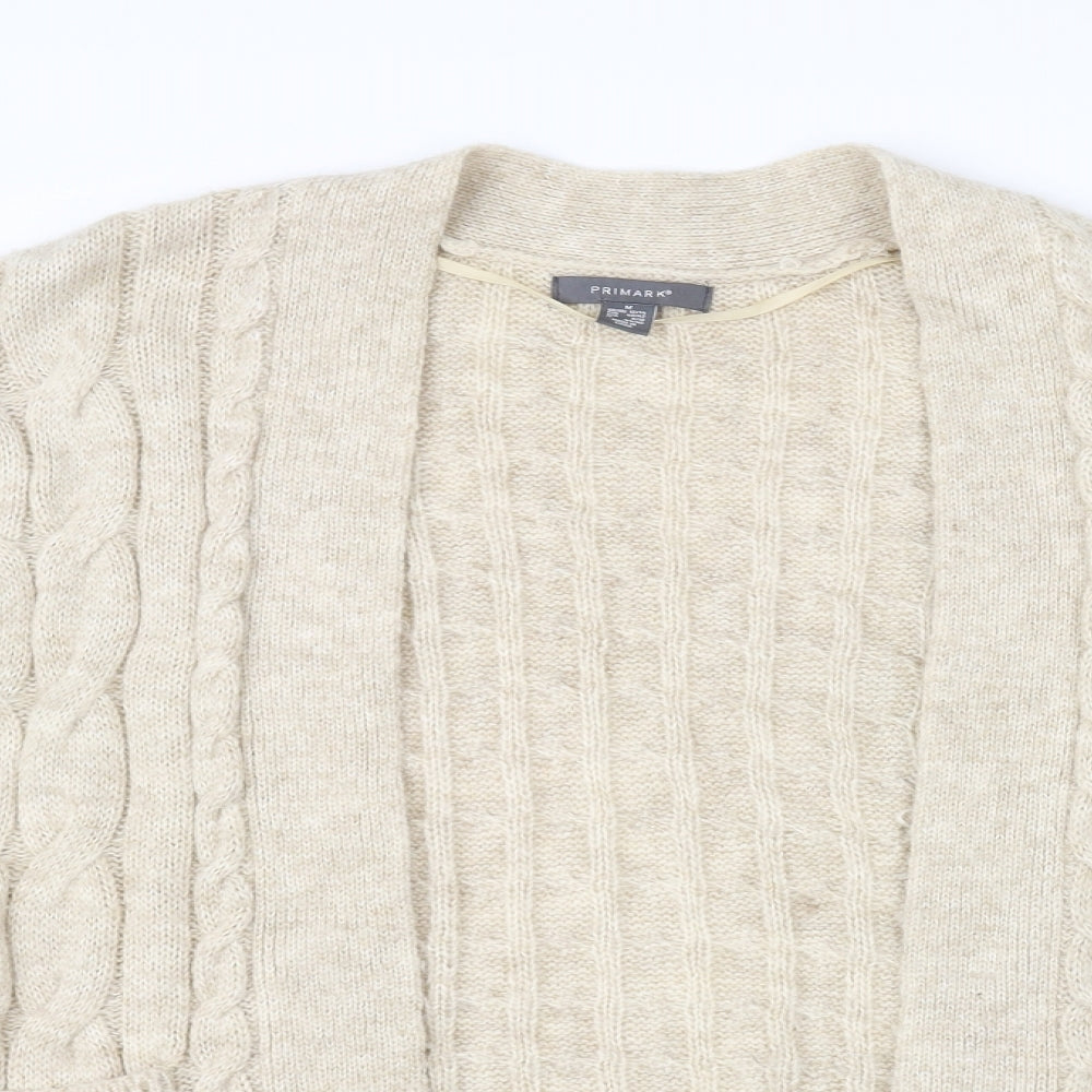 Primark Womens Beige   Cardigan Jumper Size M