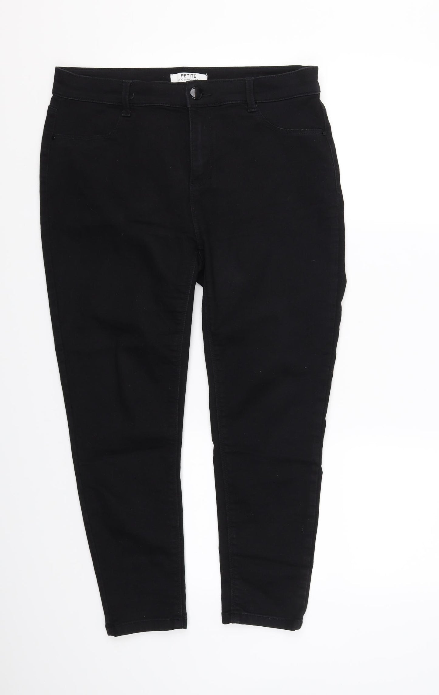 Dorothy Perkins Womens Black   Straight Jeans Size 14 L36 in