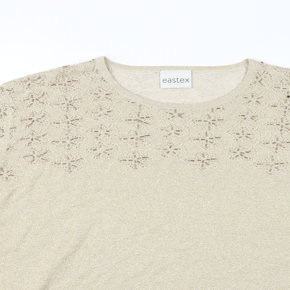 Eastex Womens Beige   Basic T-Shirt Size 20
