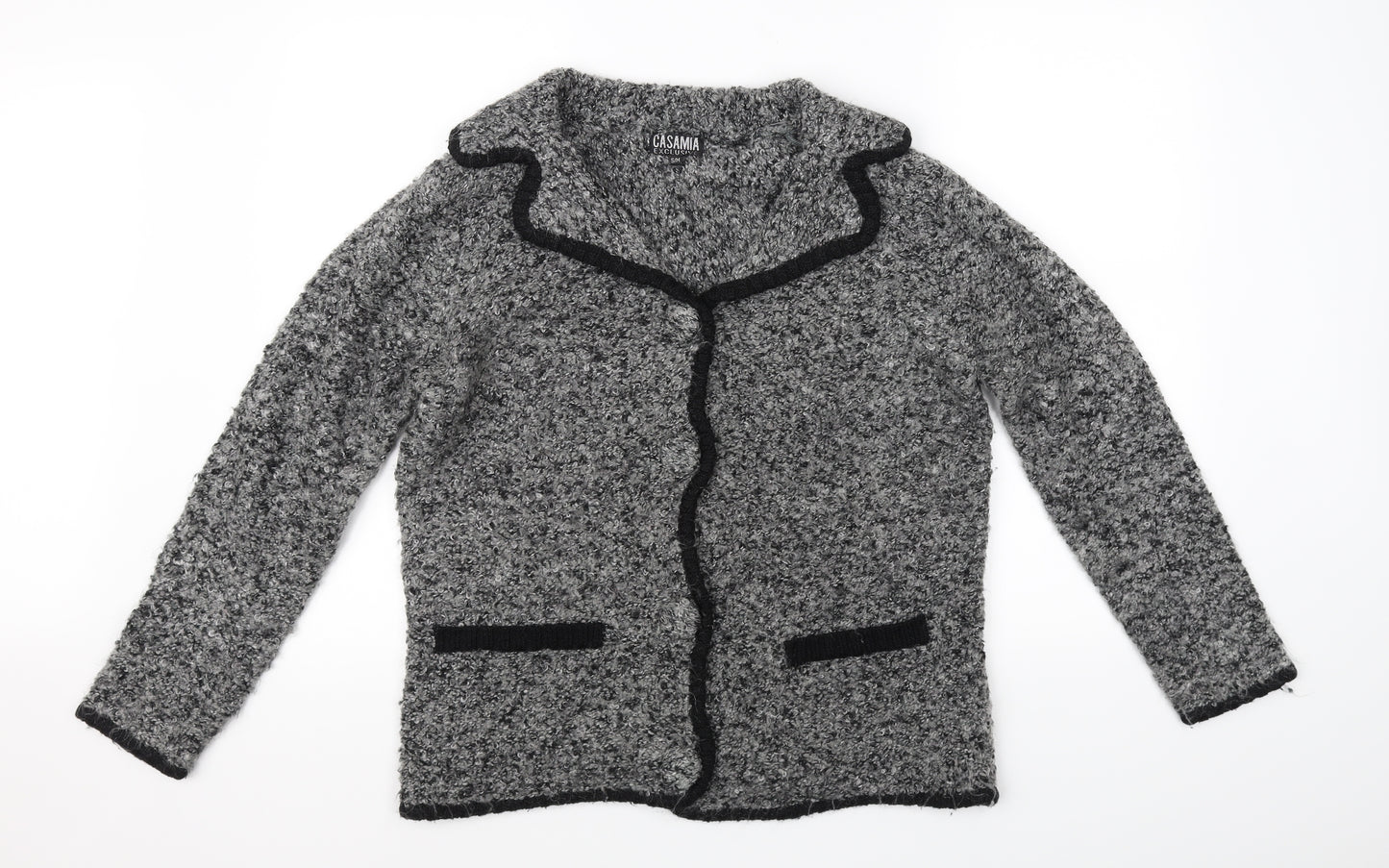 CASAMIA Womens Grey   Cardigan Jumper Size M