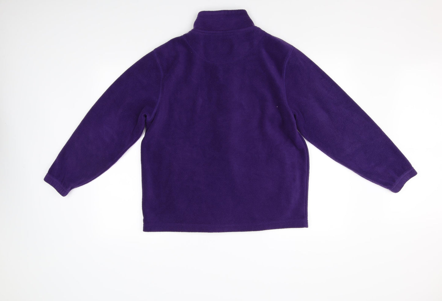Pure & Natural Womens Purple   Full Zip Jumper Size M