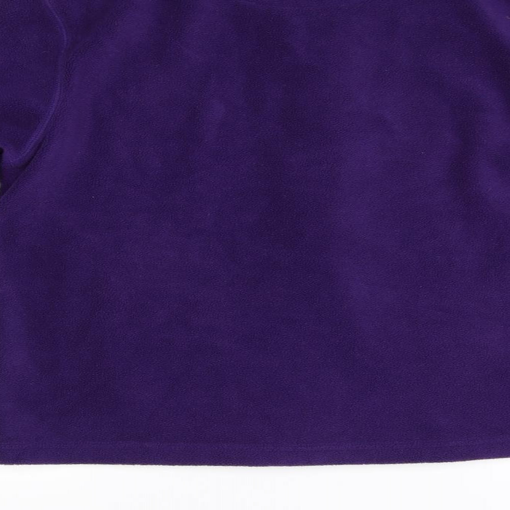 Pure & Natural Womens Purple   Full Zip Jumper Size M
