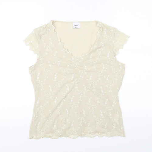 NEXT Womens White   Basic T-Shirt Size 16
