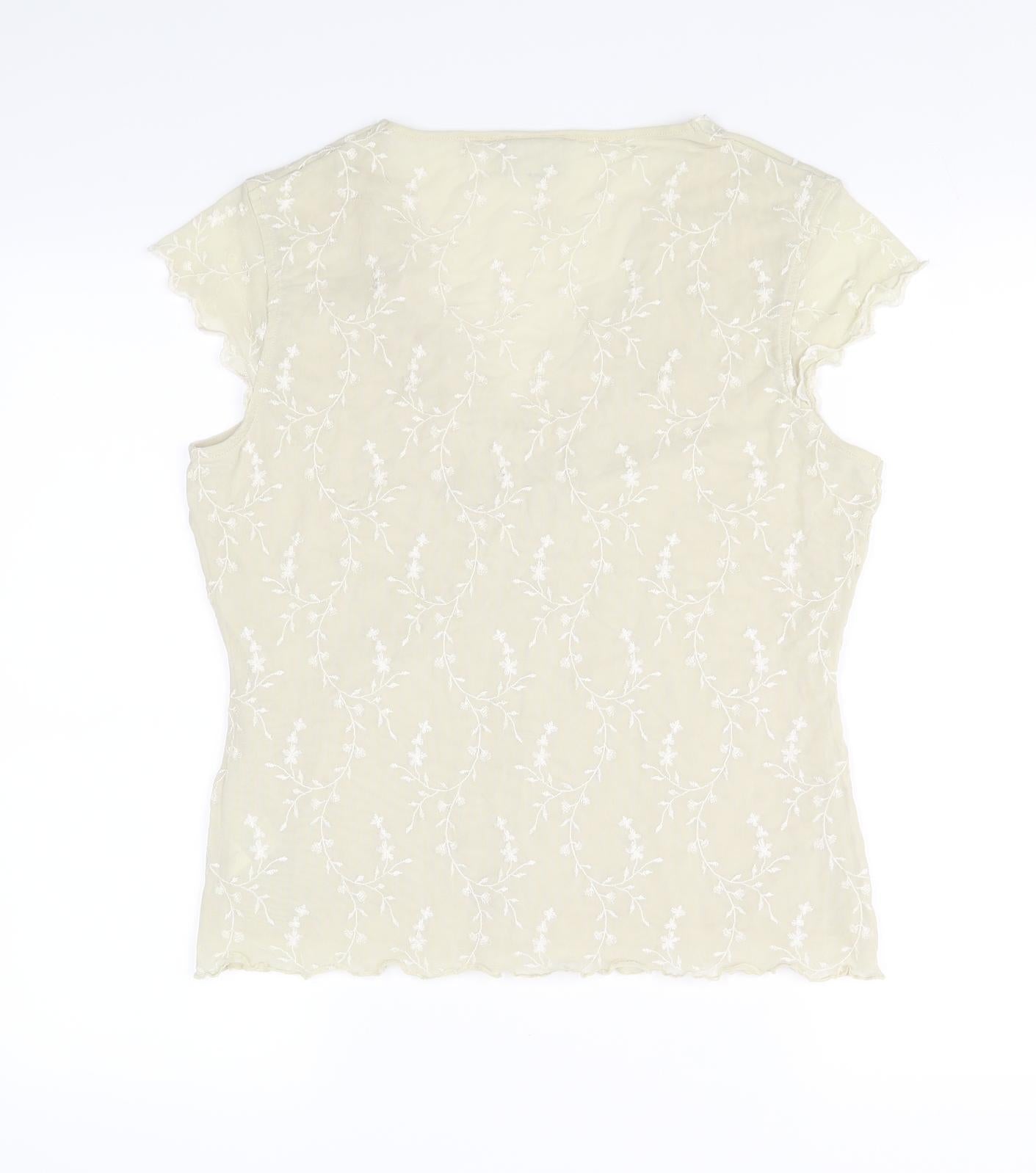 NEXT Womens White   Basic T-Shirt Size 16