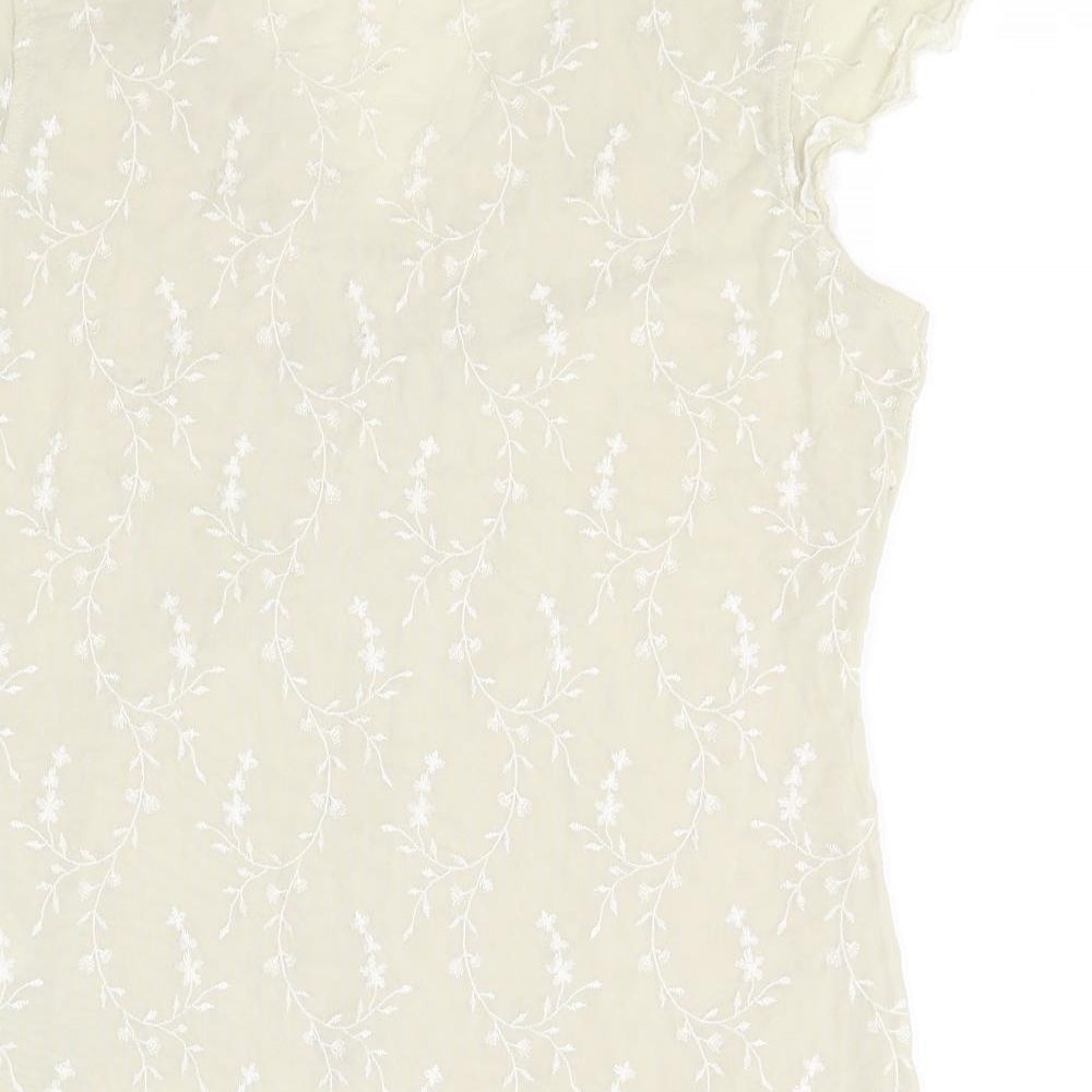 NEXT Womens White   Basic T-Shirt Size 16