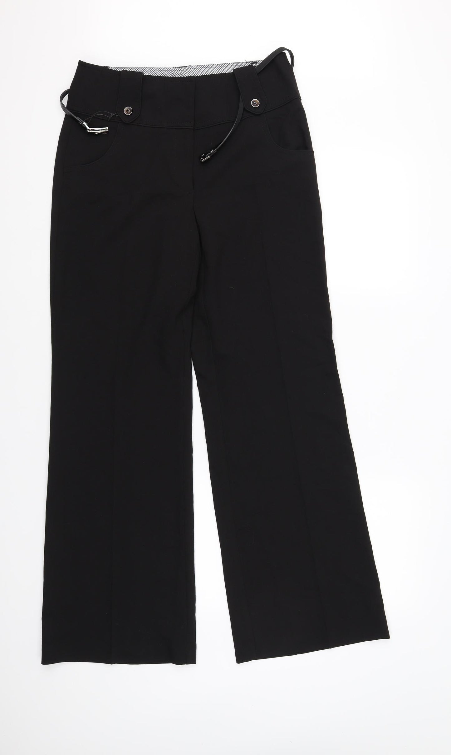 NEXT Womens Black   Trousers  Size 10 L32 in