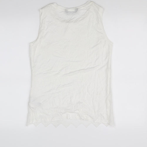Dorothy Perkins Womens White   Basic T-Shirt Size 12