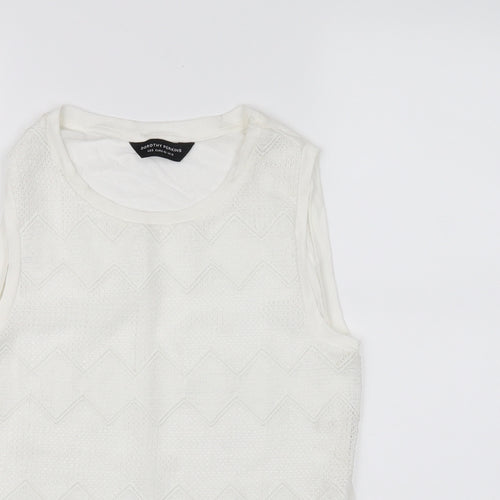 Dorothy Perkins Womens White   Basic T-Shirt Size 12