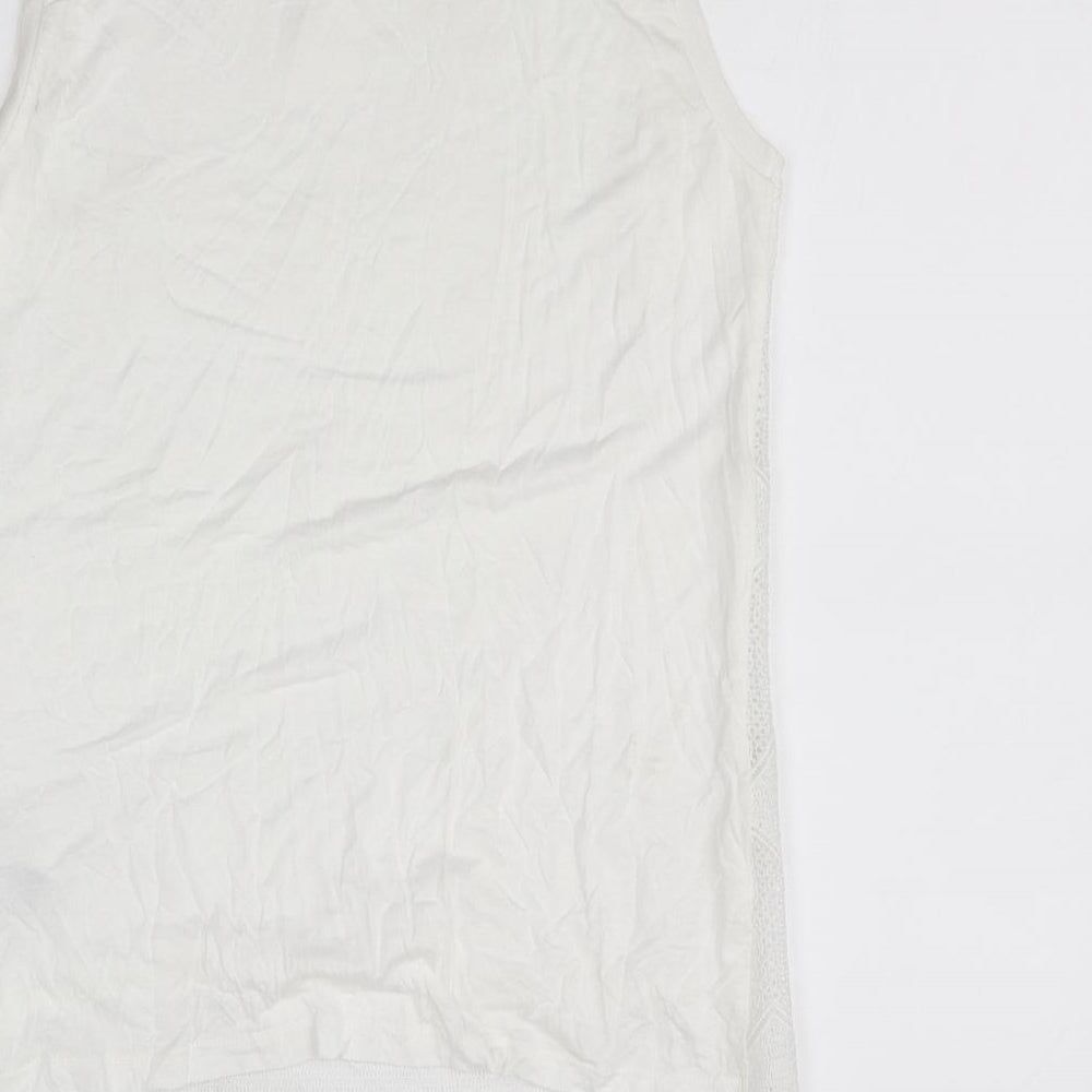 Dorothy Perkins Womens White   Basic T-Shirt Size 12