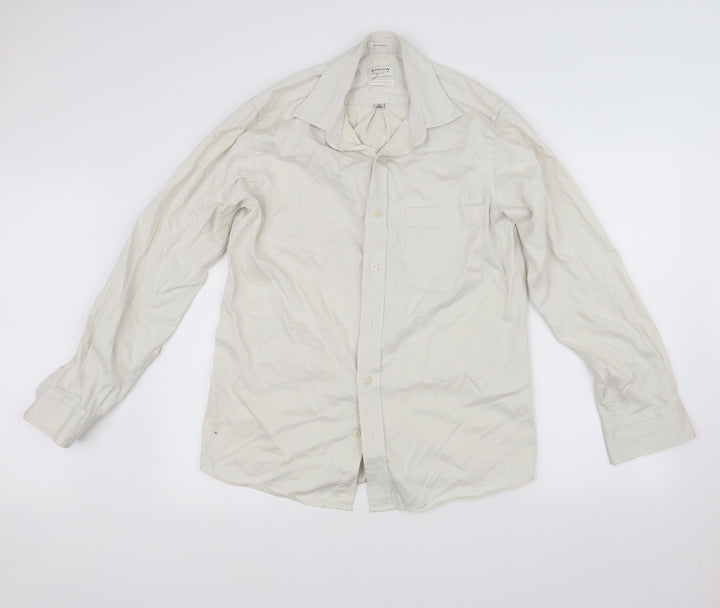 Arrow Womens White Basic Button-Up Size 38