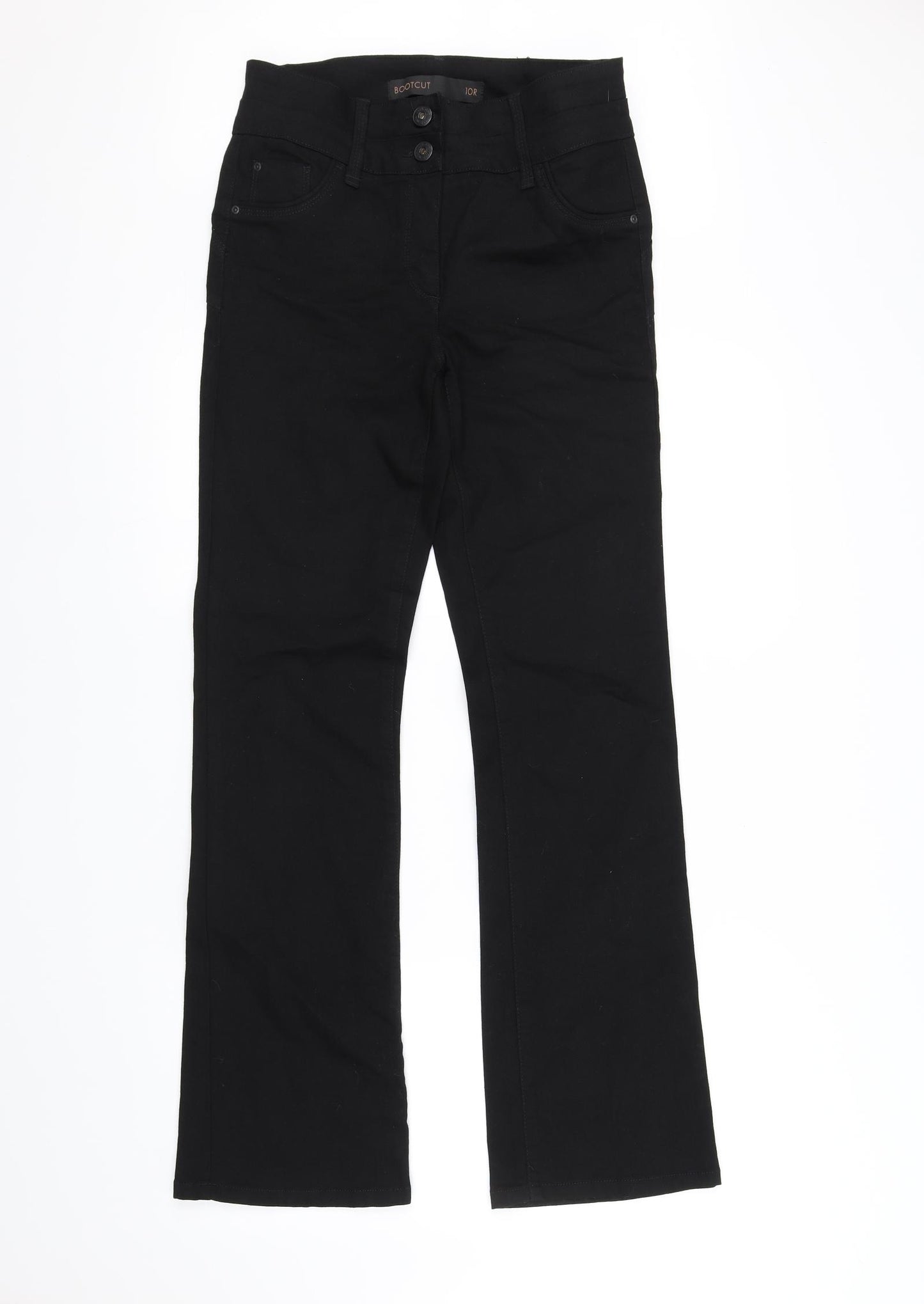 NEXT Womens Black   Trousers  Size 10 L33 in