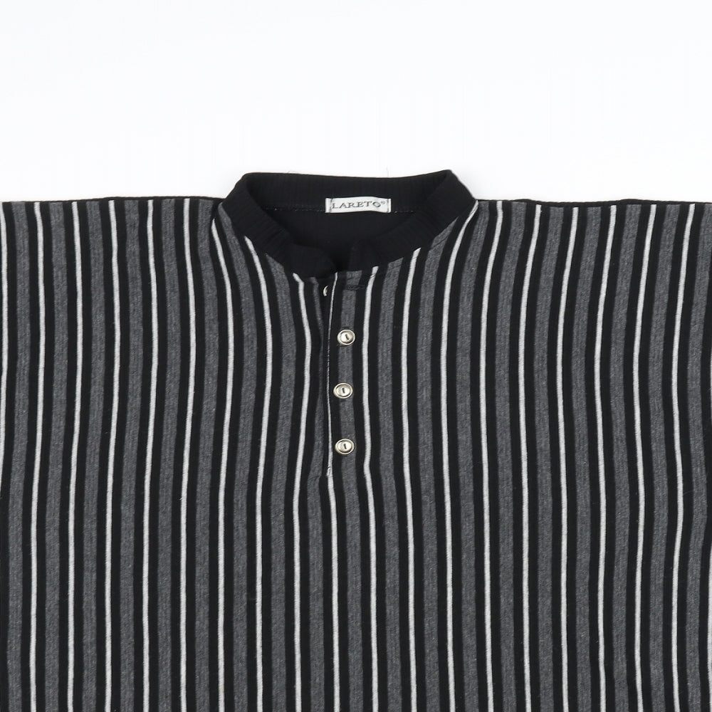 Lareto Mens Black    T-Shirt Size XL