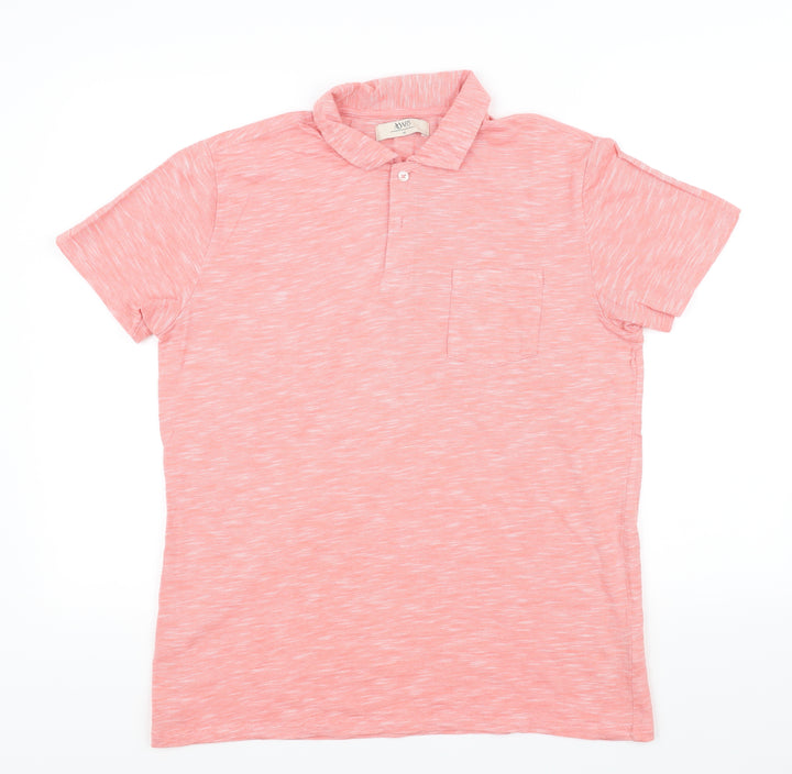 ACW85 Womens Orange Basic Polo Size M