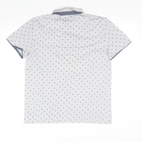 Burton Menswear Mens Grey    Polo Size L