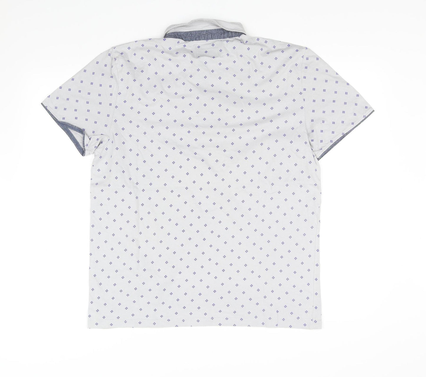 Burton Menswear Mens Grey    Polo Size L