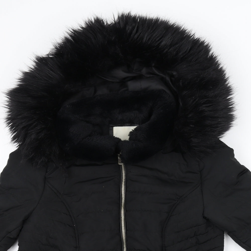 River Island Womens Black   Jacket Coat Size 12
