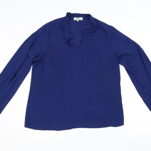 Papaya Womens Blue   Basic Blouse Size 12