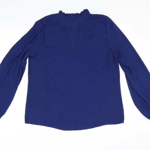 Papaya Womens Blue   Basic Blouse Size 12