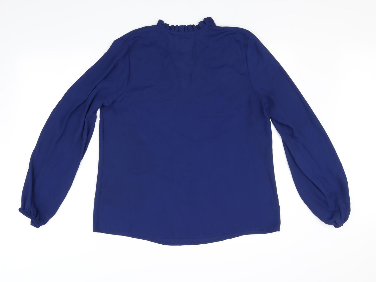 Papaya Womens Blue   Basic Blouse Size 12
