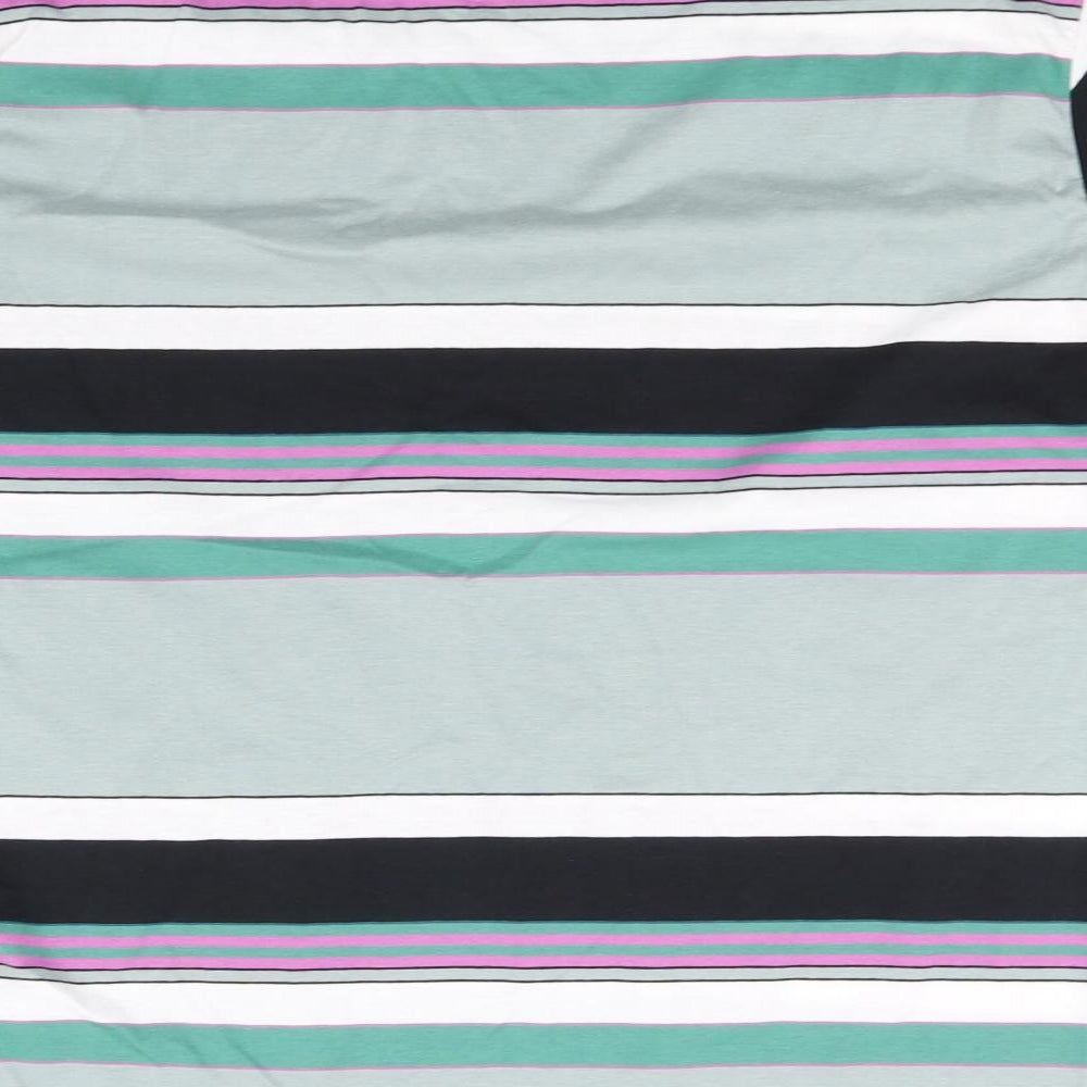 REDHERRING Mens Blue Striped   T-Shirt Size S