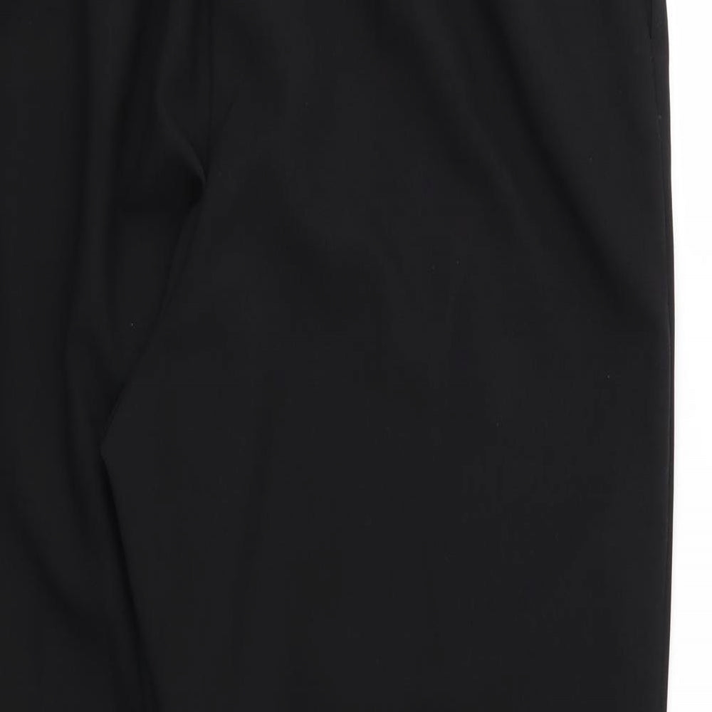 Bonmarché Womens Black  Rayon Trousers  Size 16 L26 in